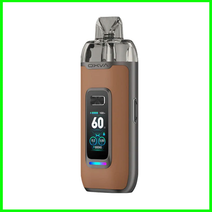 Brown Leather Oxva Vprime Pod Kit