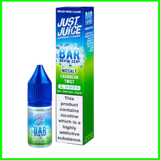 Just Juice Below Zero E-Liquid Nic Salt - Caribbean twist