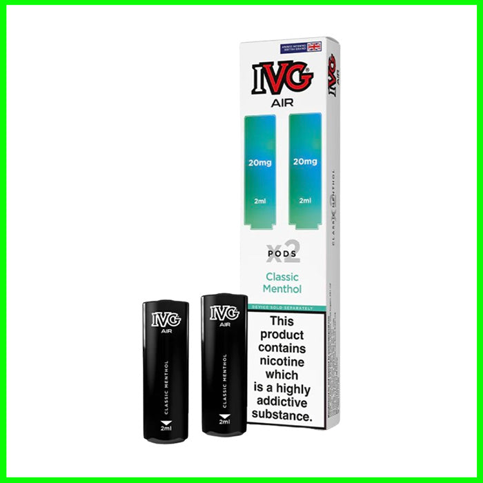 Classic Menthol IVG Air Replacement Pods