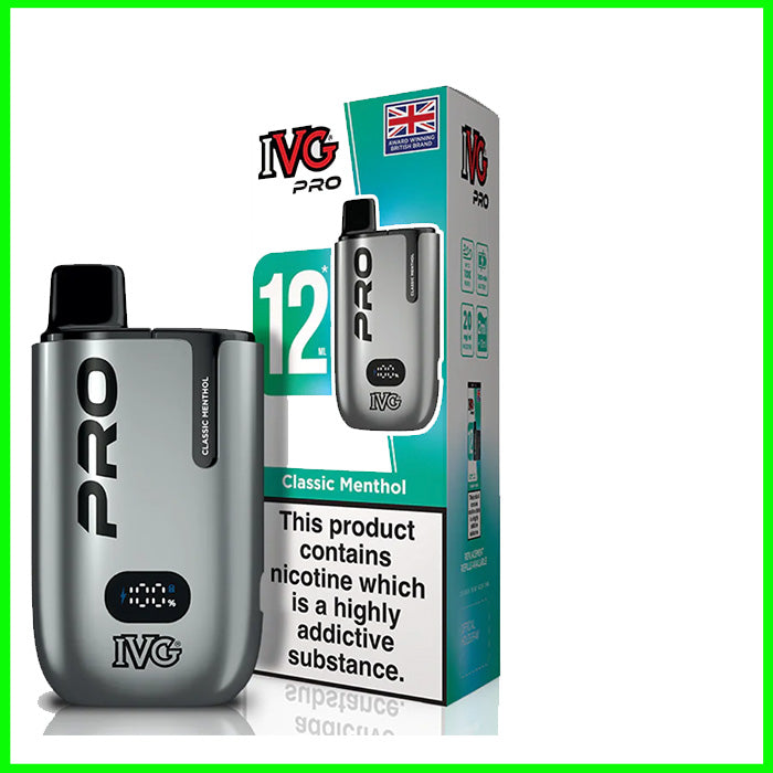 IVG Pro 12 Pod Vape - Classic Menthol