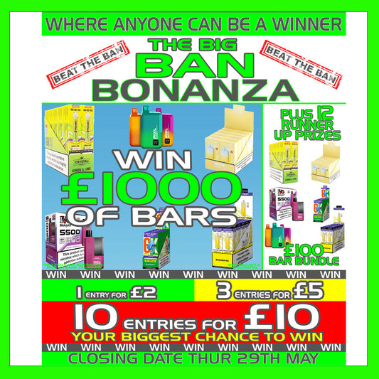 10 Entries BIG BAN BONANZA