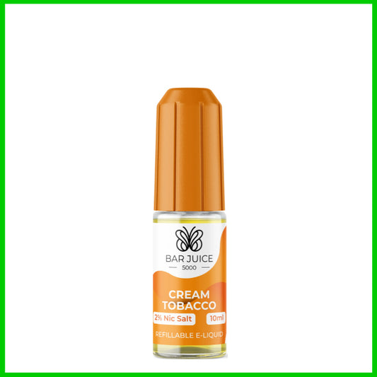 Cream Tobacco Bar Juice 5000 Nic Salt 10ml