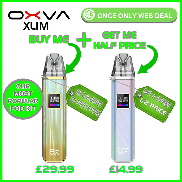 Gleamy Cyan Oxva Xlim Pro Pod Kit