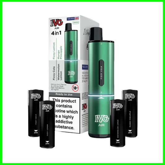 Green Edition IVG Air 4in1 Pod Kit