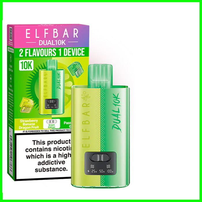 Elfbar Dual 10K Vape Kit- Green Edition