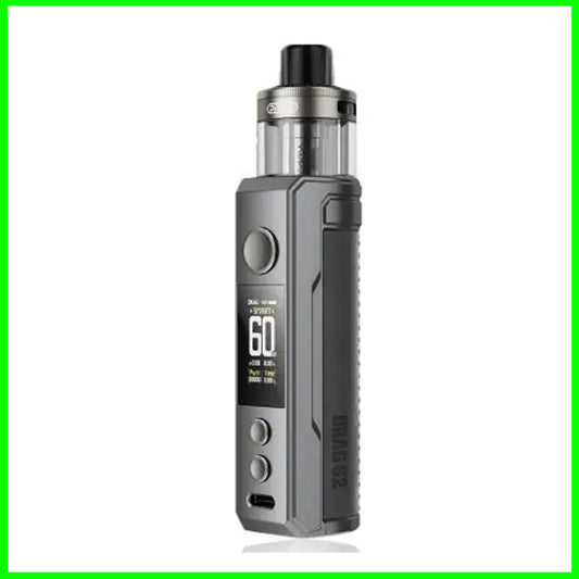 Grey Metal Voopoo Drag S2 Pod Kit