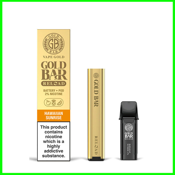 Hawaiian Sunrise Gold Bar Reload Pre-filled Pod Kit