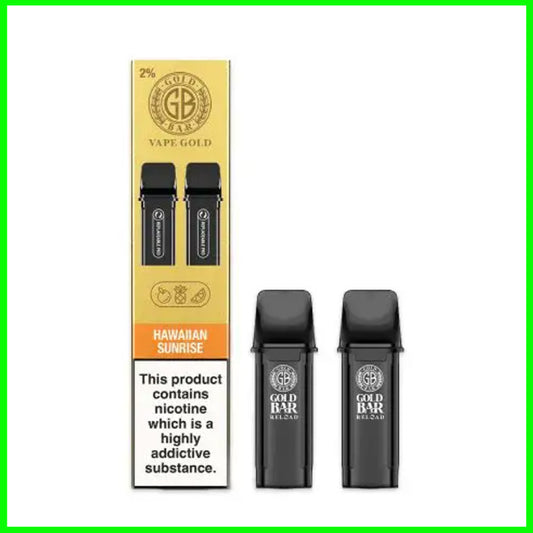 Hawaiian Sunrise Gold Bar Reload Replacement Pods