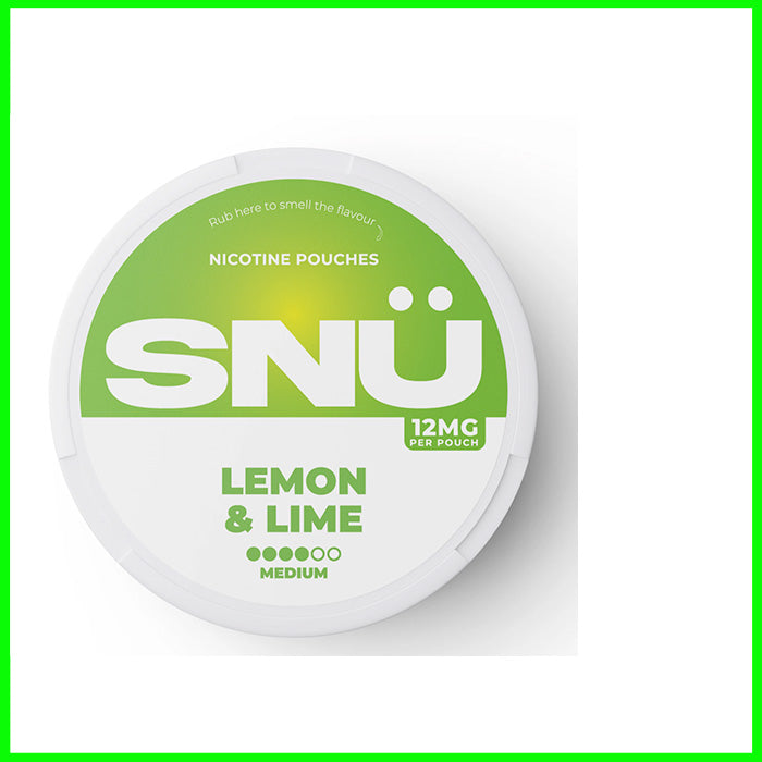 Lemon & Lime SNU Nicotine Pouches