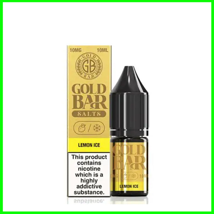 Lemon Ice Gold Bar Nic Salt