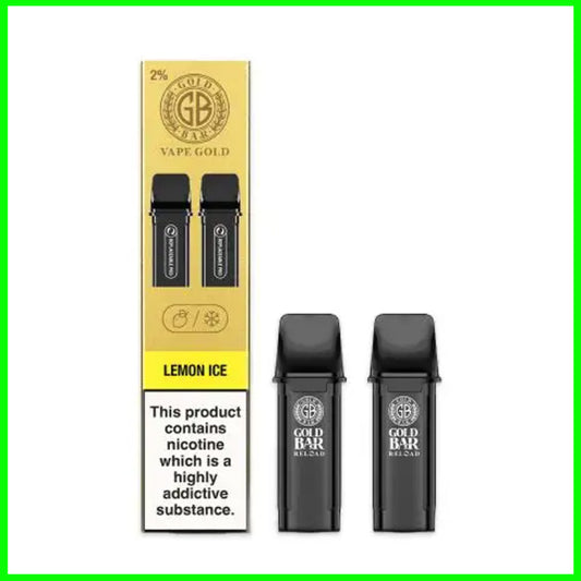 Lemon Ice Gold Bar Reload Replacement Pods