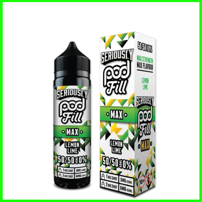 Lemon Lime Seriously Pod Fill Max 50ml