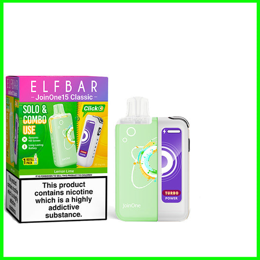 Elf Bar JoinOne15 Vape Kit - Lemon Lime