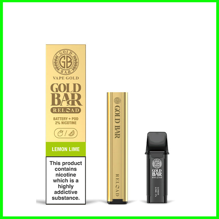 Lemon Lime Gold Bar Reload Pre-filled Pod Kit