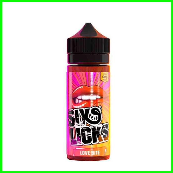 Love Bite Six Licks 100ml Shortfill