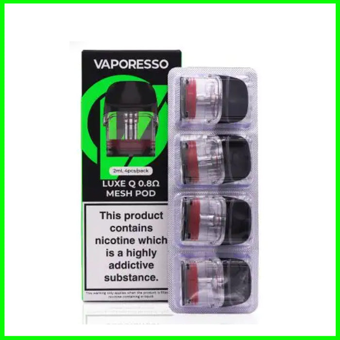 Vaporesso LUXE Q 0.8 ohm Replacement pods ( 4pack)