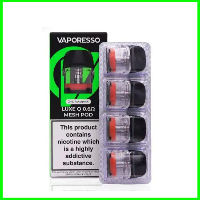 Vaporesso LUXE Q 0.6 ohm Replacement pods ( 4pack)