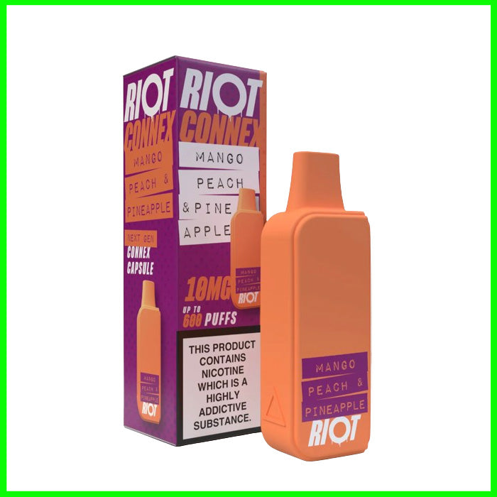 Mango Peach Pineapple Riot Connex Pre-filled Pod