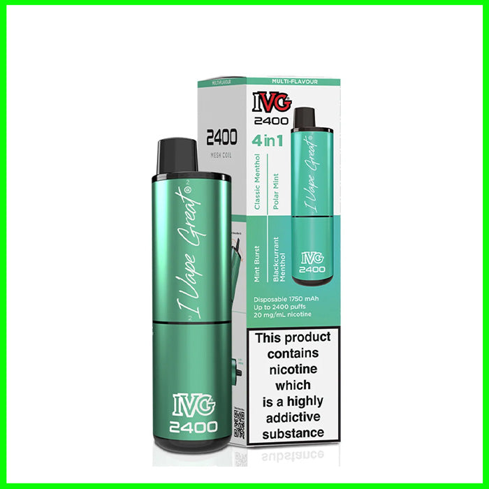 Menthol Edition IVG 2400 Disposable