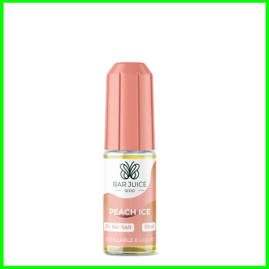 Peach Ice Bar Juice 5000 Nic Salt 10ml