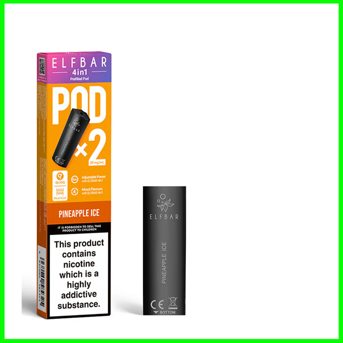 Elfbar 4in1 Pre-filled Replacement Pods - Pineapple Ice