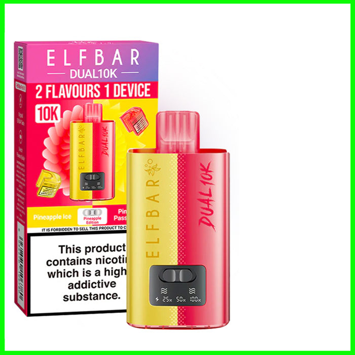 Elfbar Dual 10K Vape Kit- Pineapple Edition