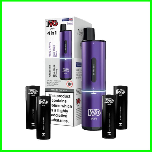 Purple Edition IVG Air 4in1 Pod Kit