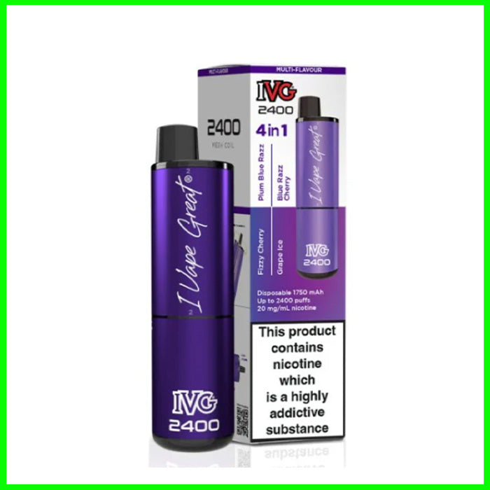 Purple Edition IVG 2400 Disposable