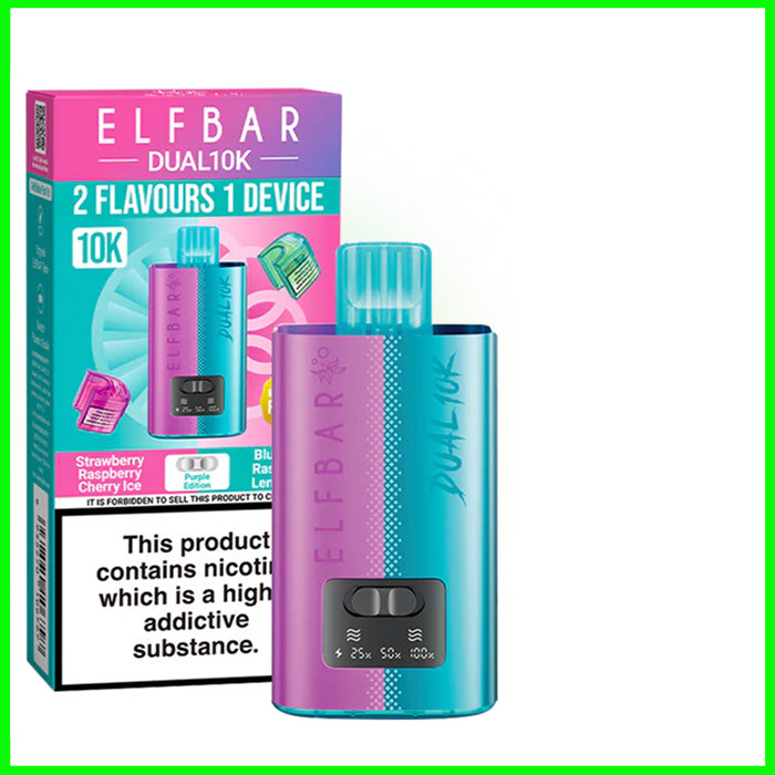 Elfbar Dual 10K Vape Kit- Purple Edition