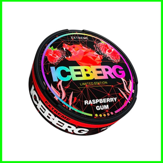 Raspberry Gum Iceberg Nicotine Pouches