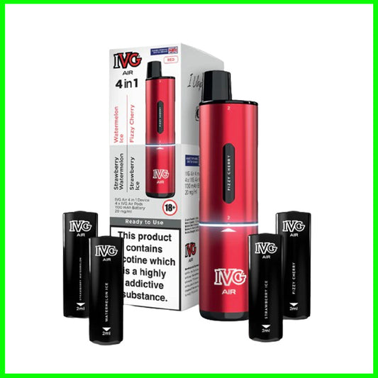 Red Edition IVG Air 4in1 Pod Kit