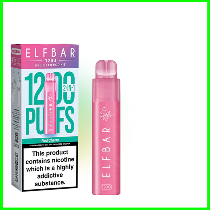 Red Cherry Elfbar 1200 Puff Disposable