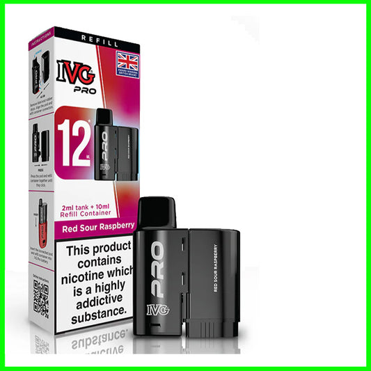 IVG PRO 12 Refill Red Sour Raspberry