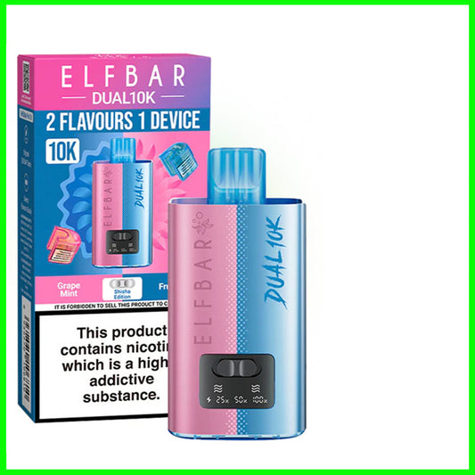 Elfbar Dual 10K Vape Kit- Shisha Editon