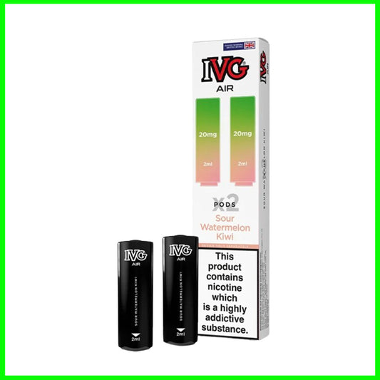 Sour Watermelon Kiwi IVG Air Replacement Pods