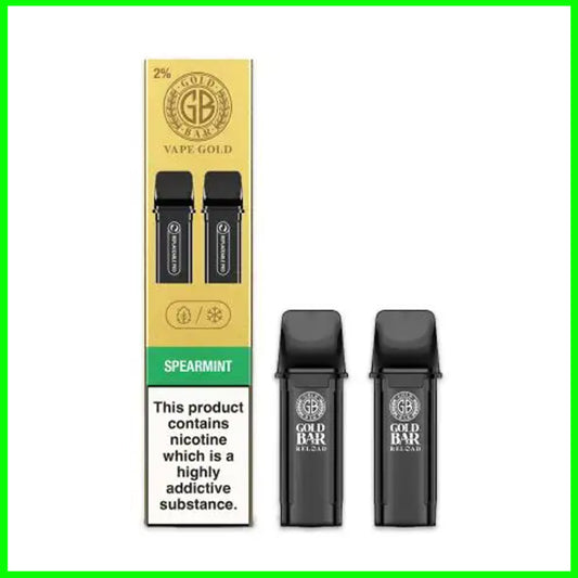 Spearmint Gold Bar Reload Replacement Pods