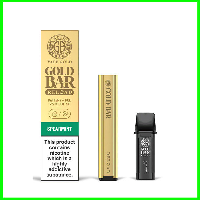 Spearmint Gold Bar Reload Pre-filled Pod Kit