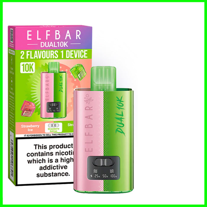 Elfbar Dual 10K Vape Kit- Strawberry Edition