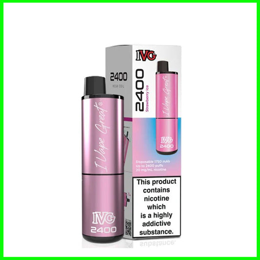 Strawberry Ice IVG 2400 Disposable