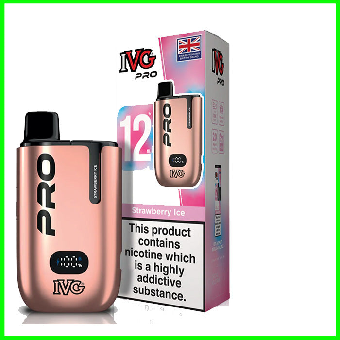 IVG Pro 12 Pod Vape - Strawberry Ice