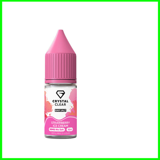 Strawberry Ice Cream Crystal Clear Nic Salt