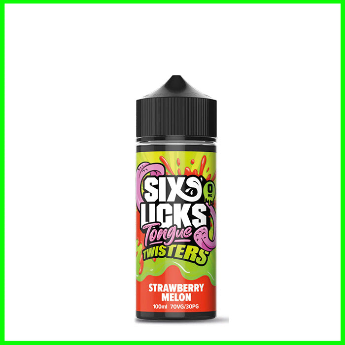 Strawberry Melon Six Licks Tongue Twister 100ml