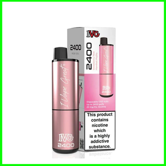 Strawberry Mint Menthol Mojito IVG 2400 Disposable