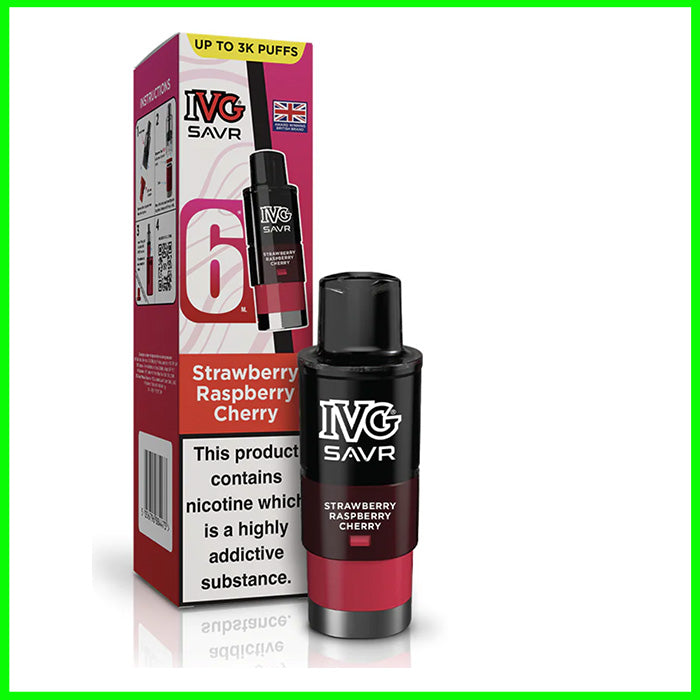 Strawberry Raspberry Cherry IVG Savr Refill