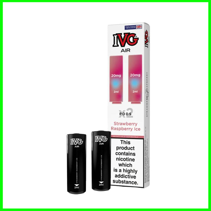 Strawberry Raspberry Ice IVG Air Replacement Pods