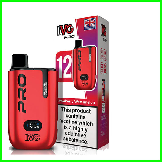 IVG Pro 12 Pod Vape - Strawberry Watermelon