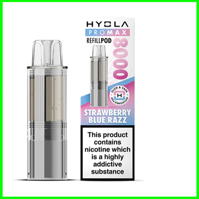 Strawberry Blue Razz Hyola Pro Max 8000 Refill Pod