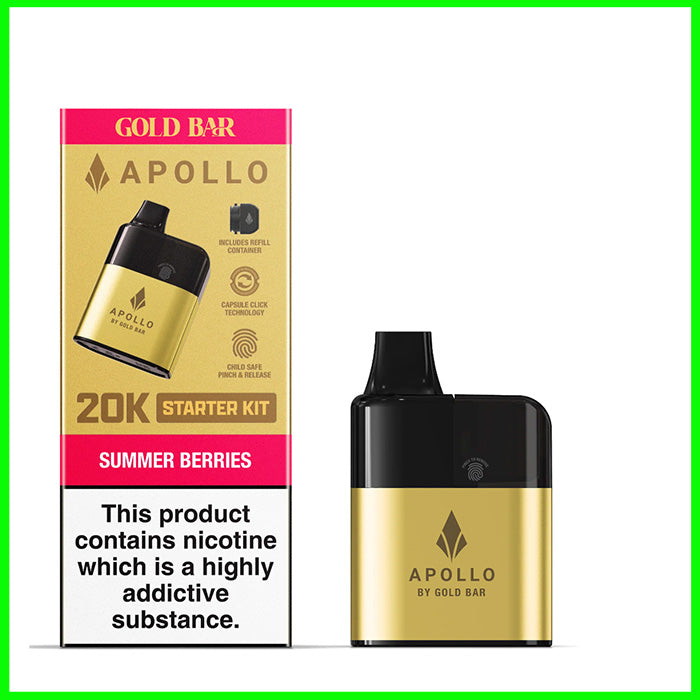 Summer Berries Gold Bar Apollo 20k Pod Kit