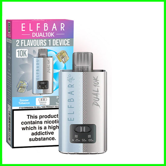 Elfbar Dual 10K Vape Kit- Tobacco Edition