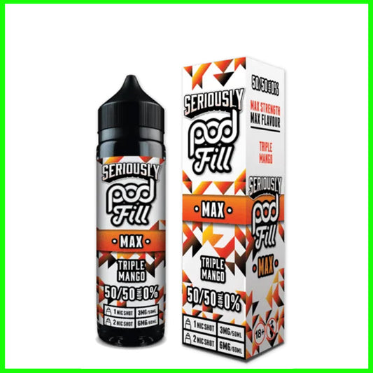 Triple Mango Seriously Pod Fill Max 50ml